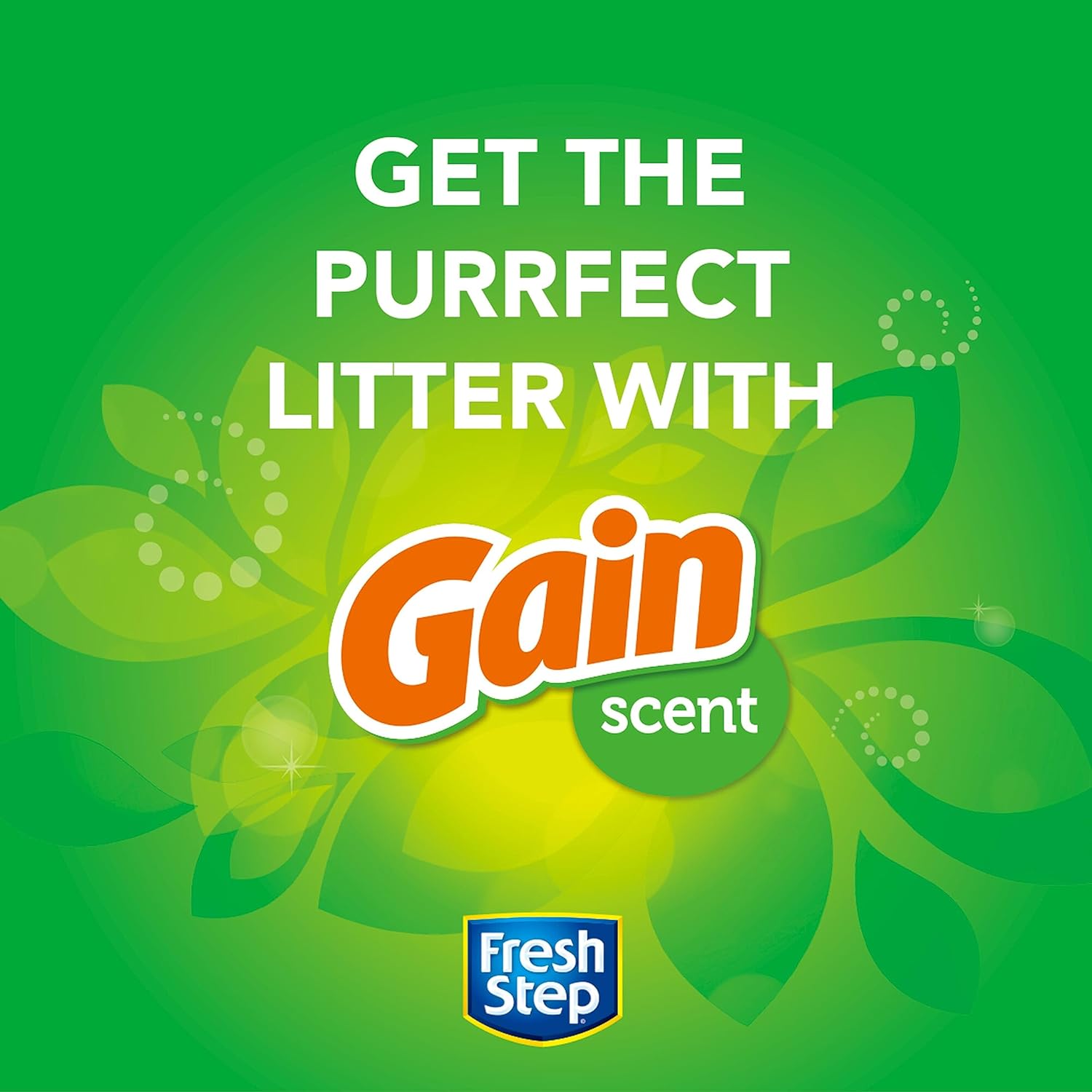 Fresh Step Clumping Cat Litter with Febreze Gain Scent, 25 lbs F867