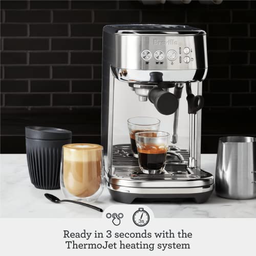 Breville Bambino Plus Espresso Machine BES500BSS, Brushed Stainless Steel D96702