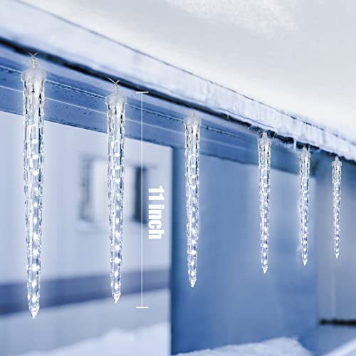 Brightown Christmas Meteor Shower Lights Outdoor 30ft 720 LED Waterproof Blue T277924