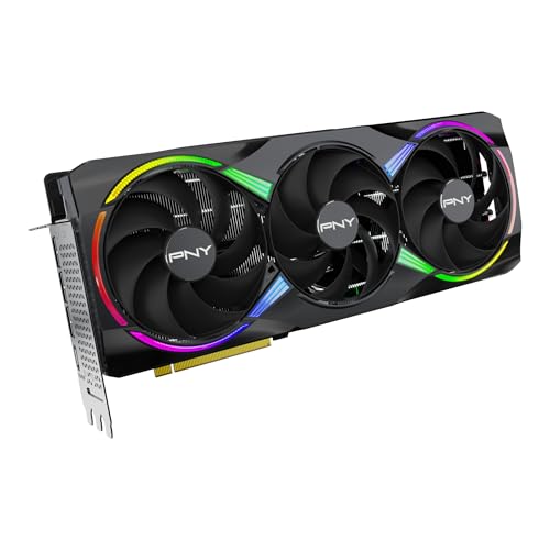 PNY NVIDIA GeForce RTX 5080 16GB ARGB Overclocked Triple Fan Graphics Card E78077