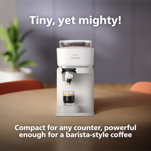 Philips Baristina Espresso Machine with Milk Frother, Black D833