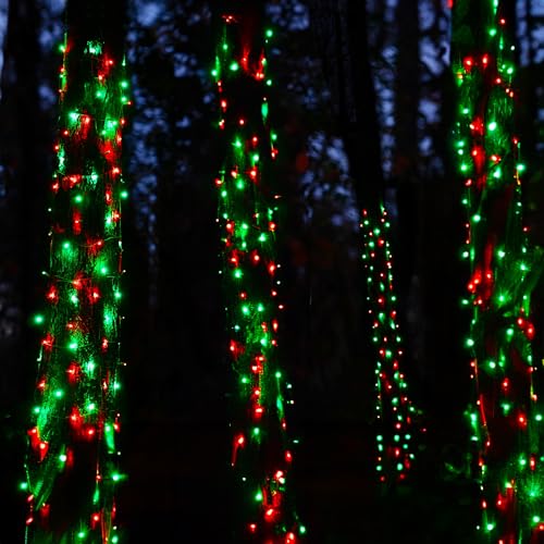 TW SHINE Halloween Lights 328FT Outdoor String Lights with Remote, Purple & Orange F53527