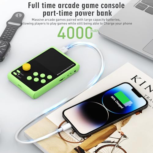 Retro Handheld Game Console with 5000 Classic Games, 3.5-Inch IPS Screen B4625