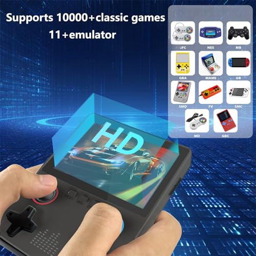 Ugonetend Retro Handheld Game Console with 3.5-inch Screen, 32G Card, 10000+ Games R862438