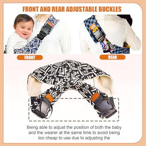 Baby Sling Carrier Newborn to Toddler, Non-Slip Hip Seat, Blue Sailboat E574
