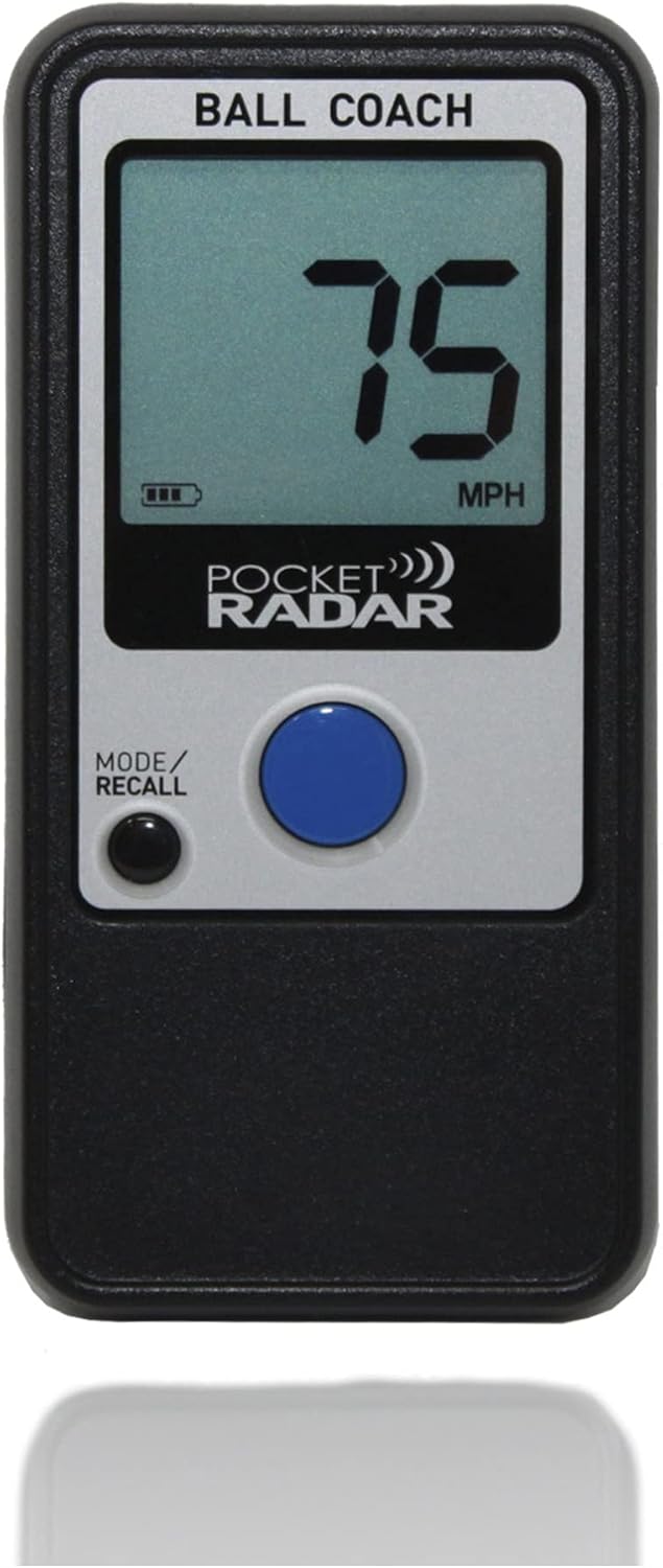 Pocket Radar Ball Coach Pro Speed Training Tool and Radar Gun Bundle with Rapid Charger, Tripod N4995