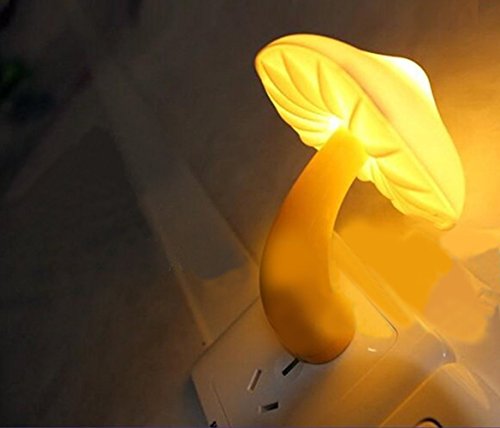 AUSAYE 5Pack Sensor LED Night Light Plug in Mushroom Lamp for Bedroom G797882