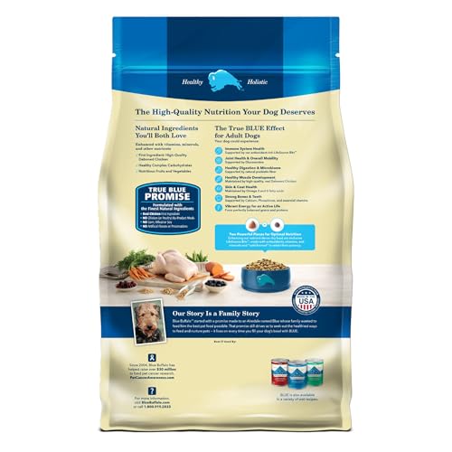 Blue Buffalo Life Protection Natural Adult Dry Dog Food Fish and Brown Rice 15-lb L25102