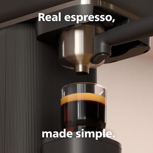 Philips Baristina Espresso Machine with Milk Frother, Black D833