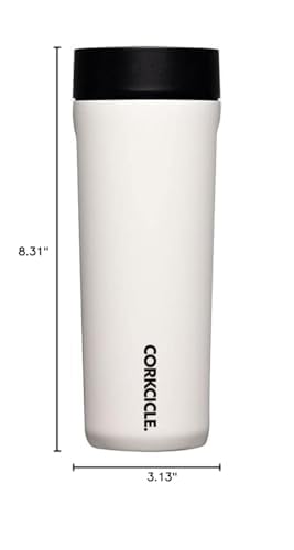 Corkcicle Commuter Cup Travel Mug Insulated Coffee Mug with Lid 17 oz Dragonfly J36810