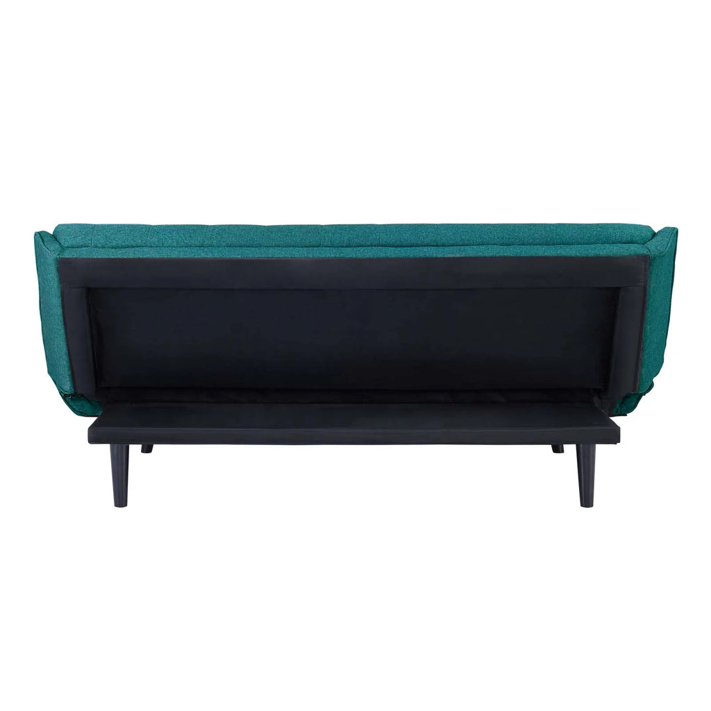 Tufted Sofa Bed Fabric Aqua Blue V14889