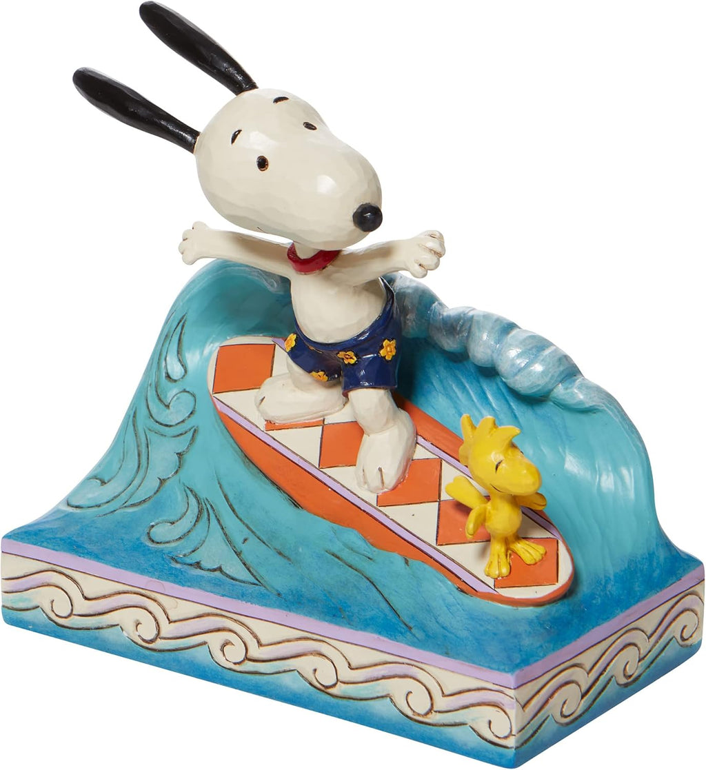 Jim Shore Peanuts Snoopy and Woodstock Surfing Figurine 5.5 Inch E123