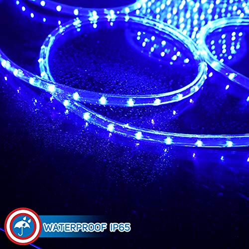 Russell Decor LED Rope Lights 50ft Blue T726229