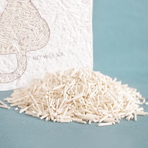 Tofu Cat Litter Green Tea 5.5 lbs x 4 Bags, Flushable Clumping 2mm Pellets L6248