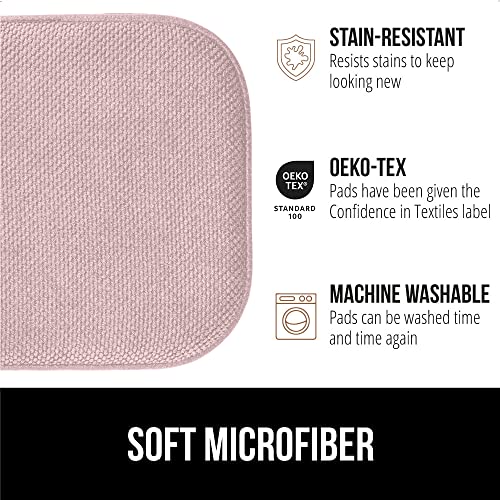 GORILLA GRIP Slip Resistant Chair Cushions, Memory Foam, Set of 2, Beige W525