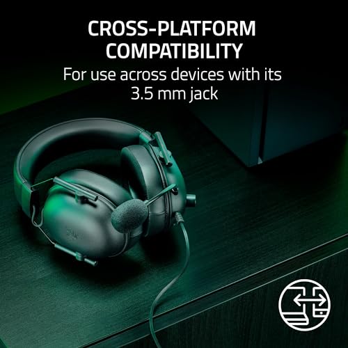 Razer BlackShark V2 X Gaming Headset 7.1 Surround Sound for PC, PS4, PS5, Switch F1650