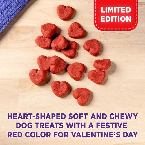 Milk-Bone Valentine's Tender Hearts Soft & Chewy Dog Treats, 18 oz M49193