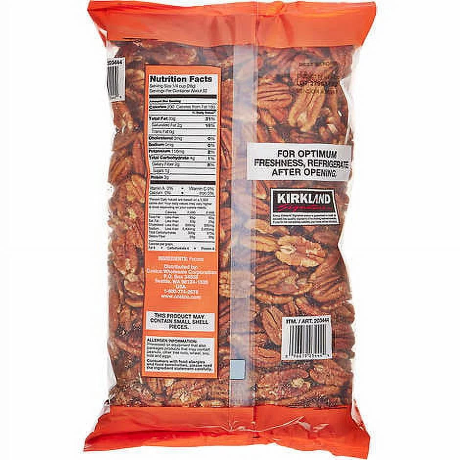 KS US Fancy Pecan Halves, 2 lbs E73113