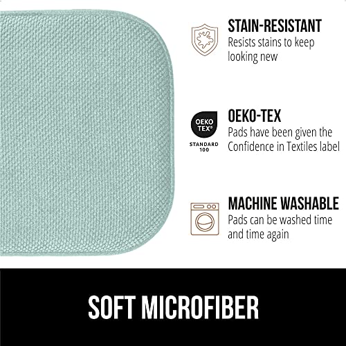 GORILLA GRIP Slip Resistant Chair Cushions, Memory Foam, Set of 2, Beige W525