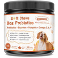 Probiotics for Dogs Dog Probiotics for Digestive Enzymes Health with pumpkin, Fish Oil, Enzymes, Supports Gut & Immune & Itchy - 120 Soft Chews