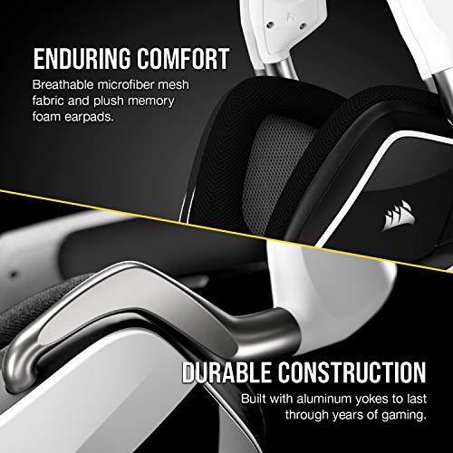 CORSAIR VOID RGB ELITE Wireless Gaming Headset, White C928