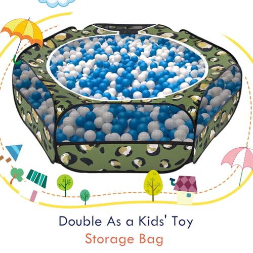 Pawaboo Small Animals Playpen, Waterproof Pet Cage Tent with Zippered Cover, Portable Outdoor Yard Fence, Green C9530