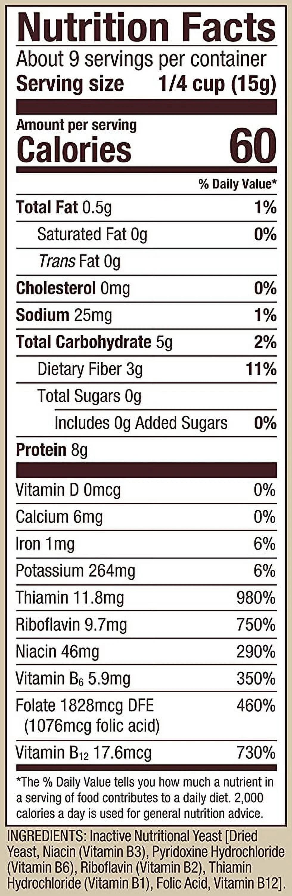 Bob's Red Mill Nutritional Yeast Large Flake Gluten Free 5 oz Pack of 2 S5484