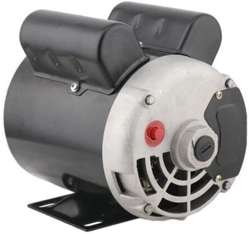 2HP 3450 RPM Air Compressor Electric Motor 56 Frame SPL Single Phase 115/230V Cont. Compressor Thermally Protected High Starting Torque