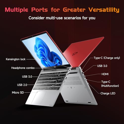 NIMO 15.6 IPS FHD Laptop, 16GB RAM 1TB SSD, Intel Pentium N100, Backlit Keyboard, Win 11 E701