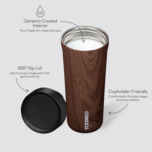 Corkcicle Commuter Cup Travel Mug Insulated Coffee Mug with Lid 17 oz Dragonfly J36810