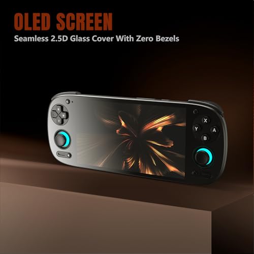 Retroid Pocket 5 Retro Handheld Game Console, 5.5-inch 1080p Touchscreen, Android 13, Black Q1164