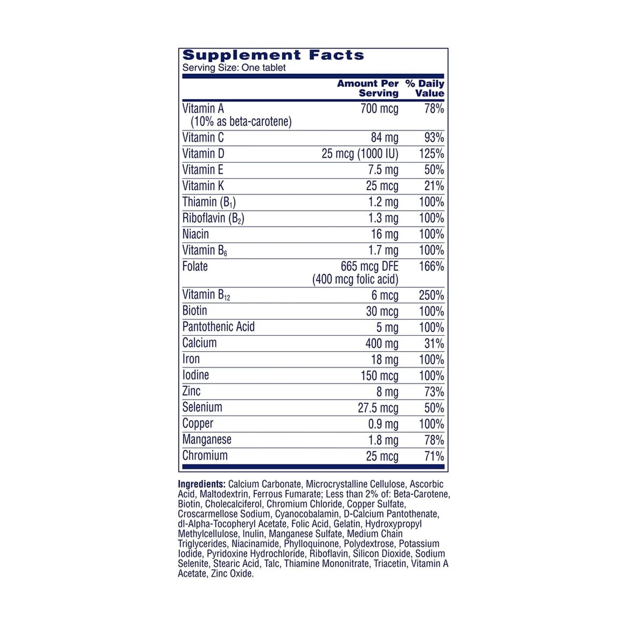 One A Day Women’s Multivitamin Tablets, 100 Count (Pack of 32) W322