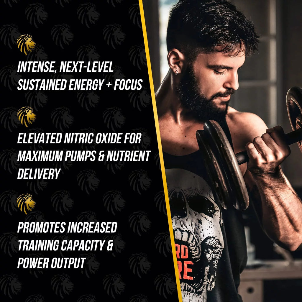 ALPHA LION Superhuman Extreme Pre-Workout, Slaughtermelon, 21 Servings K7100