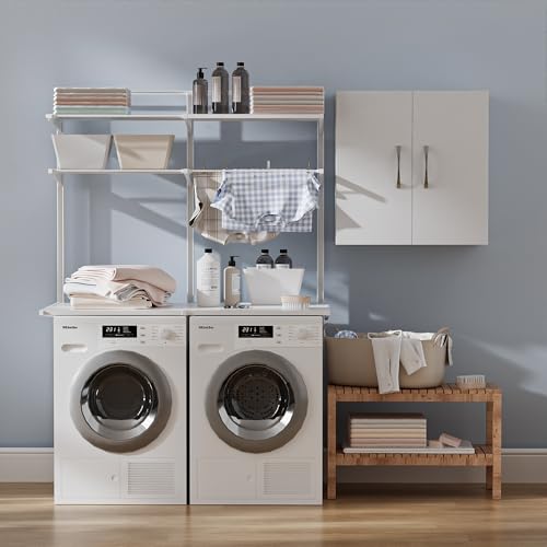 23″ Wall Cabinet with Adjustable Shelf, 2-Door, White U917