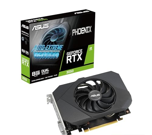 ASUS Dual NVIDIA GeForce RTX 3050 6GB OC Edition Gaming Graphics Card B93321