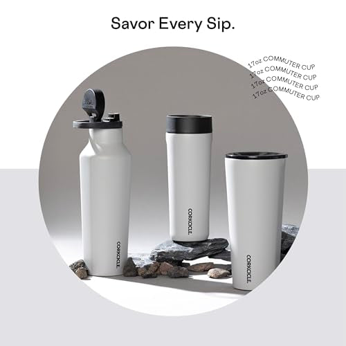 Corkcicle Commuter Cup Travel Mug Insulated Coffee Mug with Lid 17 oz Dragonfly J36810