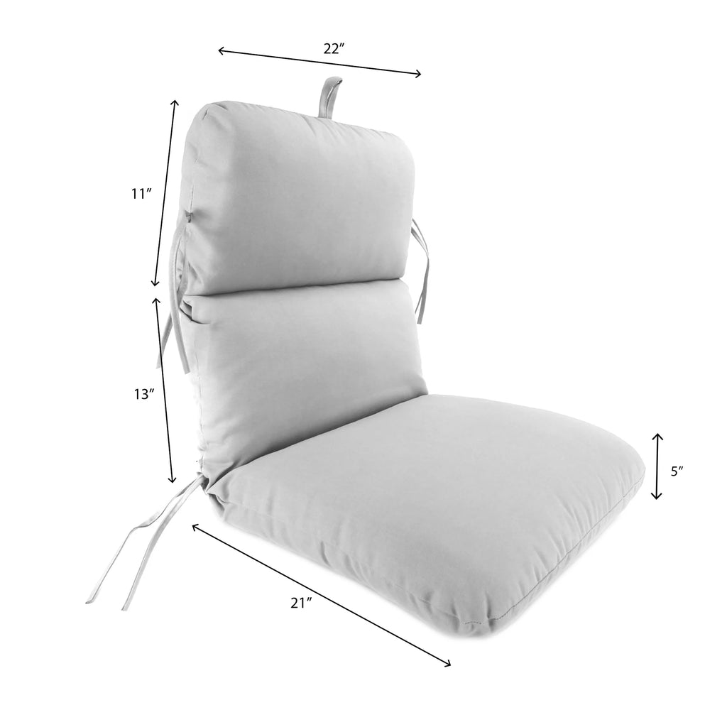 Jordan Manufacturing Tori Cedar Grey Floral Outdoor Chair Cushion L174