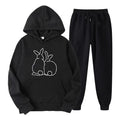 Sets for Women 2 Piece Sweatsuits Long Sleeve Hoodie Tracksuits Sweatshirt Sweatpants Valentine's Day Trendy Print