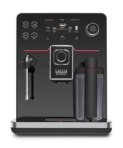 Gaggia Accademia Luxury Italian Fully Automatic Espresso Machine, Brushed Stainless G741