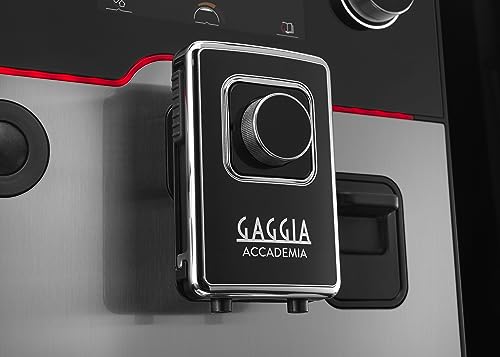 Gaggia Accademia Luxury Italian Fully Automatic Espresso Machine, Brushed Stainless G741