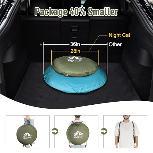 Night Cat Pop-up Camping Tent 2 Person Waterproof Instant Setup S8662