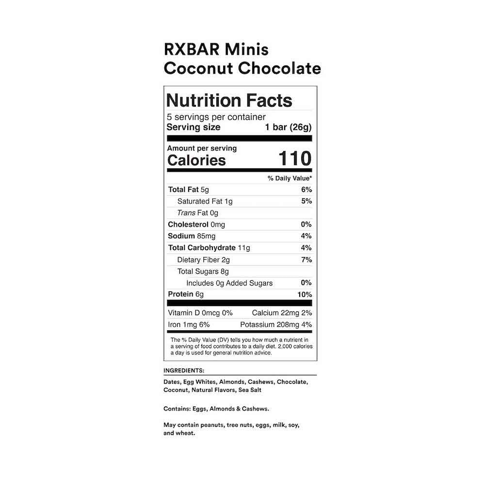 RXBAR Minis Protein Bars Variety Pack (30 Bars) V423