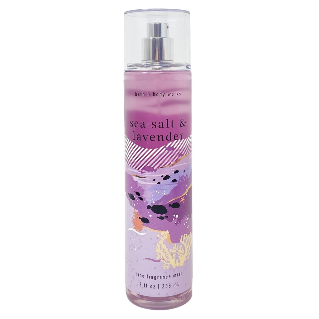 Bath & Body Works Sea Salt & Lavender 3 Pack Fine Fragrance Mist Set M36893