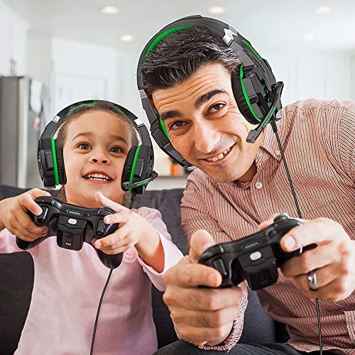 BENGOO G9000 Stereo Gaming Headset for PS4 PC Xbox One PS5, Noise Cancelling Over Ear with Mic U80966