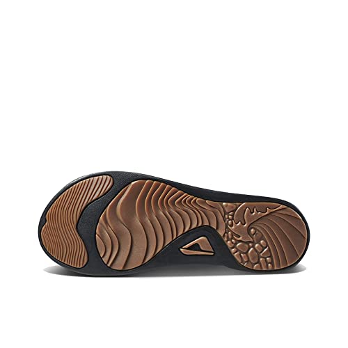 REEF J-Bay III Men's Full Grain Leather Flip Flop Q2986