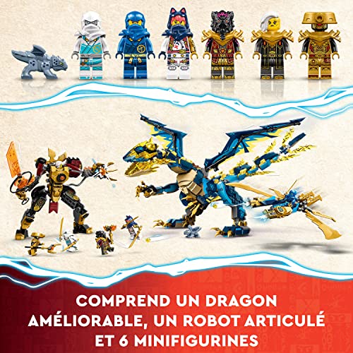 LEGO 71796 Ninjago Elemental Dragon vs Empress Robot Building Set H710686