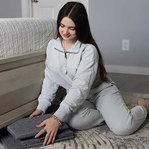 Collapsible Dog Stairs by Tidy Niches for Small Dogs, Grey D92538