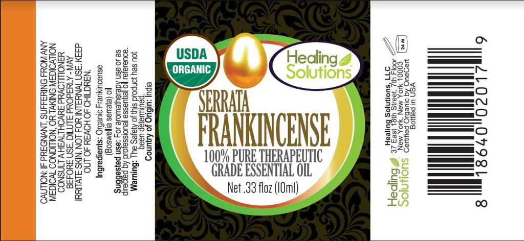 Healing Solutions Frankincense and Myrrh Essential Oil Combo Pack, 2 x 10ml A18974
