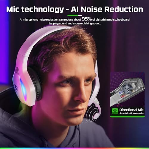 FC100 Wireless Gaming Headset with Microphone for PS5, PS4, PC, Mac, Switch P7184