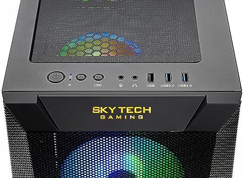Skytech King 95 Gaming PC Desktop, Ryzen 7 9700X, RTX 5070, 32GB DDR5, 1TB SSD T309284